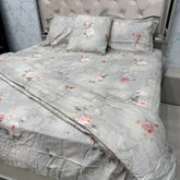 BRANDED PREMIUM 5-PIECE 100% COTTON COMFORTER SET WITH MATCHING CUSHION – SUMMER COLLECTION