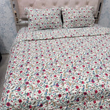 JAIPURI PRINTS PURE COTTON VINTAGE FLORAL COMFORTER SET – KING TO SUPER KING