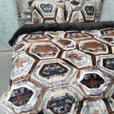 WINTER KING AND QUEEN SOZE QUILT SET IN 4 PCS