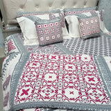 LUXURY JAIPURI 8-PIECE BAMBOO COTTON COMFORTER SET – SUPER KING SIZE