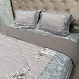 SUMMER DIGITAL PRINT 4 PCS KING SIZE COMFORTER SET