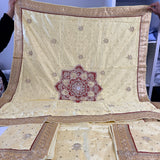 PREMIUM RUMALA SAHIB IN SILK 4 PCS WITH TWO PALKAN