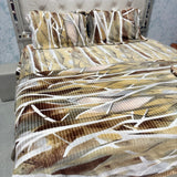 PREMIUM QUALITY KING SIZE 4 PCS DUVET COVER SET (QUILT COVER SET) WITH ANTI SKID BEDHSEET