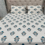 SUMMER SUPER KING SIZE PURE COTTON BEDSHEETSET