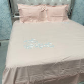 SUMMER BRANDED PURE COTTON SUPER KING SIZE EMBROIDERY BEDSHEET SET