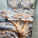 SUMMER 7D DIGITAL PRINT SUPER KING SIZE BEDHSEET SET