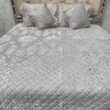 ROYAL LUXURY VELVET 5 PCS BEDCOVER SET – DESIGNER BEDDING COLLECTION