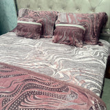 ROYAL LUXE EMBOSSED DESIGNER BLANKET SET- 6 PCS KING SIZE