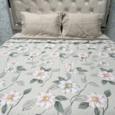 SUMMER PURE COTTON KING SIZE QUILT COVER SET IN 4 PCS