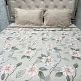 SUMMER PURE COTTON KING SIZE QUILT COVER SET IN 4 PCS