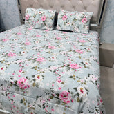PREMIUM PURE COTTON FLAT SUPER KING BEDSHEET SET