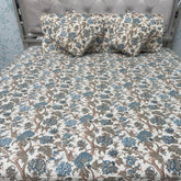 SUMMER QUILTED JAIPURI STYLE KING SIZE 5 PCS BEDHSEET SET