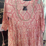 GIRLS PURE COTTON JAIPURI STYLE SUIT SIZE 30