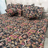 AJRAKH REVERSIBLE 5-PIECE JAIPURI PRINT PURE COTTON BEDSPREAD