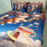 SUMMER BEAUTIFUL KING SIZE KIDS BEDSHEET