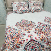 SUMMER JAIPURI STYLE 5 PCS KING SIZE BEDCOVER SET