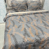 SUMMER GLACÉ COTTON QUEEN SIZE 6 PCS REVERSIBLE COMFORTER SET