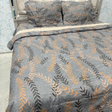 SUMMER GLACÉ COTTON QUEEN SIZE 6 PCS REVERSIBLE COMFORTER SET