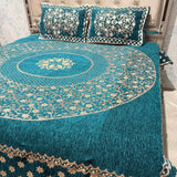 ROYAL LOOK KING SIZE 3 PCS BEDCOVER IN VELVET