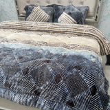 6 PCS SUPER KING LUXURY QUILT SET – PREMIUM QUALITY VELVET BEDDING AUSTRALIA SIZE FITTED SHEET & 2 CUSHIONS INCLUDED