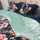 WINTER SUPER KING SIZE 6 PCS QUILT SET WITH FITTED SHEET AND 2 CUSIONS PREMIUM QUALITY SUPER WARM SET