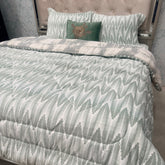 5- PIECE PREMIUM VELVET QUILT SET – SUPER KING SIZE LUXURY BEDDING