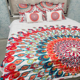 SUMMER JAIPURI STYLE 5 PCS KING SIZE BEDCOVER SET