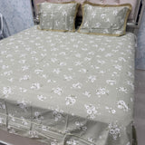 SUMMER SUPER KING SIZE 100% COTTON WITH CHICKEN KARI KASH ON PILLOW COVERS