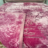 LUXURY SUPER SOFT DOUBLE PLY HEAVY REVERSIBLE WINTER BLANKET – ULTRA WARM PREMIUM BEDDING