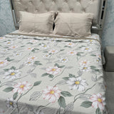 SUMMER PURE COTTON KING SIZE QUILT COVER SET IN 4 PCS