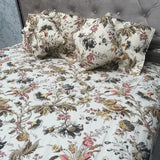 SUMMER QUILTED JAIPURI STYLE KING SIZE 5 PCS BEDSHEET SET