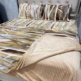 PREMIUM QUALITY KING SIZE 4 PCS DUVET COVER SET (QUILT COVER SET) WITH ANTI SKID BEDHSEET