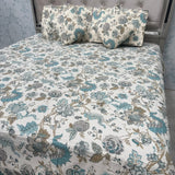 SUMMER QUILTED JAIPURI STYLE KING SIZE 5 PCS BEDSHEET SET