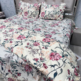 JAIPURI PRINTS PURE COTTON VINTAGE FLORAL COMFORTER SET – KING TO SUPER KING