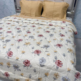 SUMMER SUPER KING SIZE PURE COTTON REVERSIBLE 4 PCS COMFORTER SET