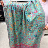 BANARSI STYLE COTTON DUPATTA LIGHT COLOURS ELEGANT FANCY LOOK FOR WOMEN