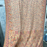 PAKISTAN KANI,MOONLIGHT REVERSIBLE PASHMINA WORK SHAWL