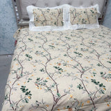 SUMMER JAIPURI PRINT PURE COTTON SUPER KING SIZE BEDHSEET SET