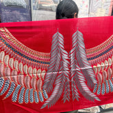 FANCY PURE PASHMINA STOLE WITH EMBROIDERY IN VERY LIGHT WEIGHT