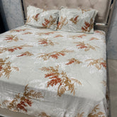LUXURY KING TO SUPER KING 3 PCS FLAT BEDSHEET SET – SOFT & DURABLE FABRIC