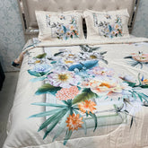 LUXURY KING TO SUPER KING DIGITAL PRINT COMFORTER / AC SET – 4 PIECE BEDDING SET
