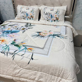 LUXURY KING TO SUPER KING DIGITAL PRINT COMFORTER / AC SET – 4 PIECE BEDDING SET
