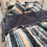 WINTER SUPER KING SIZE QUILT SET WITH FITTED SHEET AND 2 CUSIONS PREMIUM QUALITY SUPER WARM SET