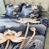 SUMMER 7D DIGITAL PRINT SUPER KING SIZE BEDHSEET SET