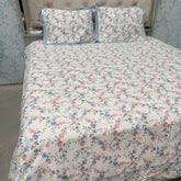 SUMMER SUPER KING SIZE 100% COTTON WITH CHICKEN KARI LASH ON PILLOW COVERS