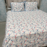 SUMMER SUPER KING SIZE 100% COTTON WITH CHICKEN KARI LASH ON PILLOW COVERS