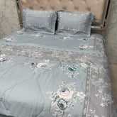 SUMMER DIGITAL PRINT KING SIZE 4 PCS COMFORTER SET