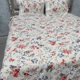 SUMMER JAIPURI PRINT PURE COTTON SUPER KING SIZE BEDSHEET SET