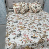 SUMMER QUILTED JAIPURI STYLE KING SIZE 5 PCS BEDSHEET SET