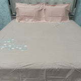 SUMMER BRANDED PURE COTTON SUPER KING SIZE EMBROIDERY BEDSHEET SET